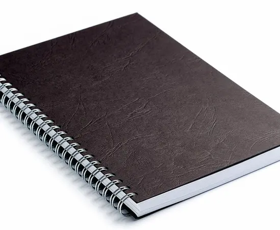 Бележник ШАГРЕН- черен цвят, със спирала