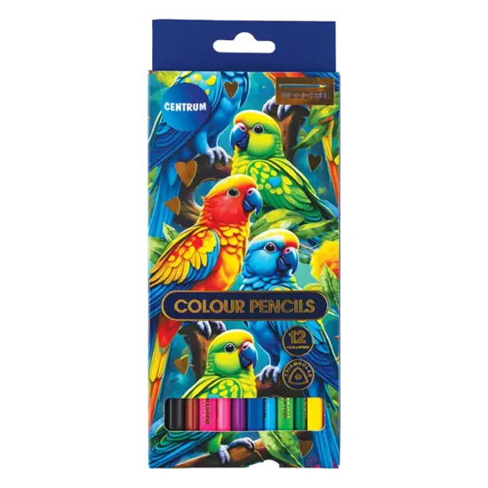 Моливи цветни Centrum Parrot 12 цвята