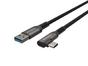 Кабел Genesis Cable USB-C(M)->USB-A(M) 3.1 GEN 1, 5GB/S PD15W VR, 5m, Black