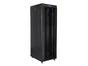 Комуникационен шкаф Lanberg rack cabinet 19' free-standing 37U/600x800 (flat pack) with glass door lcd black v2