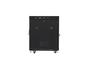 Комуникационен шкаф Lanberg rack cabinet 19' free-standing 15U/800x1000 (flat pack) with glass door lcd black v2