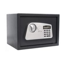 Метален сейф UNS TR1  - затворен с ел. ключалка