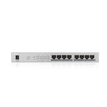 Комутатор ZyXEL GS1008-HP, 8 Port Gigabit PoE+ unmanaged desktop Switch, 8 x PoE, 60 Watt