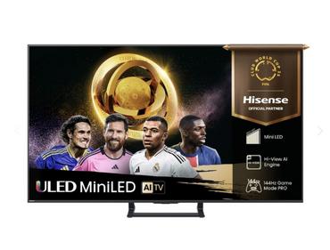 Телевизор Hisense 65'E8Q, 4K Ultra HD 3840x2160, ULED, Quantum Dot,144 Mhz, HDR 10+, HLG, Dolby Vision, Smart TV,Light Sensor,WiFi Direct, BT, Anyview Cast,Built-in,Subwoofer, 4xHDMI, 2xUSB, LAN, CI+, DVB-T2/C/S2, Black
