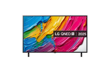 Телевизор LG 50QNED80A6A, 50' 4K QNED HDR Smart TV, 3840x2160, DVB-T2/C/S2, Alpha 7 AI Processor, HDR10 / HLG, webOS 25 ThinQ, VRR / ALLM / HGiG, 4K Upscaling, WiFi 5, Voice Controll, Bluetooth 5.1, AirPlay 2, LAN, CI, HDMI, SPDIF, Google Cast, 2 pole Sta