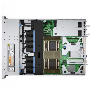 Сървър Dell PowerEdge R450,, Chassis 8x2.5' (SAS/SATA), 1 CPU, Intel Xeon Silver 4309Y (2.8G, 8C/16T), 16GB RDIMM, 3200MT/s, PERC H755, 5x 1.2TB Hard Drive ISE SAS 12Gbps, iDRAC9 Basic 15G, Dual 700W Titanium PSU, Riser Config 0, No Bezel, 36M ProSupport 