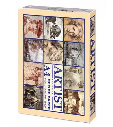 Пакет Копирна хартия ARTIST A4 80 гр. 500 л- сниман в близък план