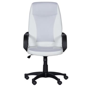 Директорски стол ФЕОДОР- бяла еко кожа