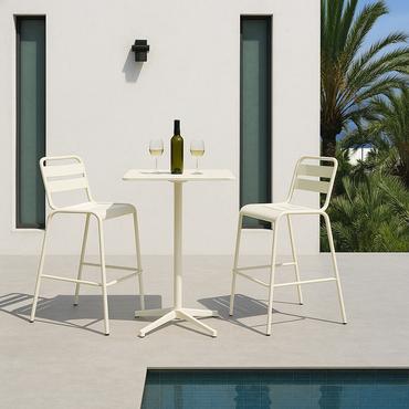 Бар стол ШАНИ- два високи стола  с висока маса