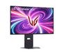 Монитор LG 32GS95UV-B, 31.5' 4K UHD OLED Dual-Mode, 0.03ms (GtG), UHD (3840x 2160), 4K 240Hz, FHD 480Hz, 1500000:1, 450 cd/m2, 1000:1, DCI-P3 98%, AMD FreeSync, NVIDIA G-Sync, DTS, Speacer 7Wx2, VRR, HDR 400, USB Down/Up-stream, HDMI, DisplayPort, Tilt, H