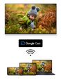 Телевизор Thomson 55' QLED Google TV; 3840 x 2160 (4K UHD), 4000:1, QLED, 60 Hz, DVB-T/T2/C/S/S2, HDR10, Wi-Fi, Bluetooth, LAN, HDMI 2 (2.0) + 2 (2.1), USB 2 (2.0) + 1 (3.0),Central Swivel Stand, Dark gray