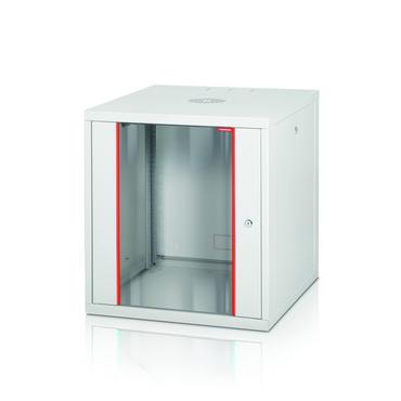Комуникационен шкаф Formrack 19' Wall Mounted rack 9U 555/560mm, removable locking sides, height: 460mm, loading capacity: 100kg., tempered glass door, 19' front and back rails