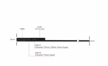 Монитор Verbatim PMT-17-4K Portable Touchscreen Monitor 17.3' 4K Ultra HD Metal Housing
