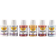 Боя акрилна Adel Metalic Colors 25 мл 6 цвята