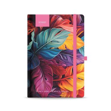 Бележник STREET A5 - шарени листа