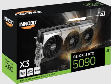 Видео карта Inno3D GeForce RTX 5090 32GB GDDR7 X3