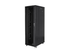 Комуникационен шкаф Lanberg rack cabinet 19' free-standing 42U/800x1200 (flat pack) black