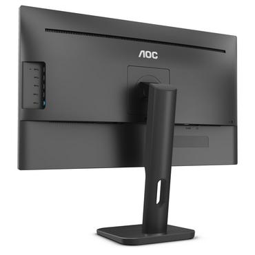 Монитор AOC 24P1, 23.8' Wide IPS LED, 5 ms, 1000:1, 50M:1 DCR, 250 cd/m2, FHD 1920x1080@60Hz, FlickerFree, Low Blue Light, Pivot, Heigh Adjust, USB, D-Sub, DVI, HDMI, DP, Headphone Out, Speakers, Black