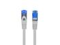 Кабел Lanberg patchcord CAT.6a s/ftp lszh cca 1.5m grey fluke passed