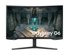 Монитор Samsung 32BG650 32' Odyssey G6 Smart, Curved 1000R, VA, 240 Hz, 1 ms GTG, 2560x1440, 350 cd/m2, 2500:1 Contrast, Eye Saver, Flicker Free, AMD FreeSync Premium Pro, DP 1.4, 2xHDMI 2.1, 2xUSB, Wi-Fi, Bluetooth, Speakers, Tizen, Black