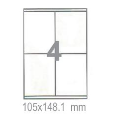 Самозалепващи етикети 105х148.1 4 бр.