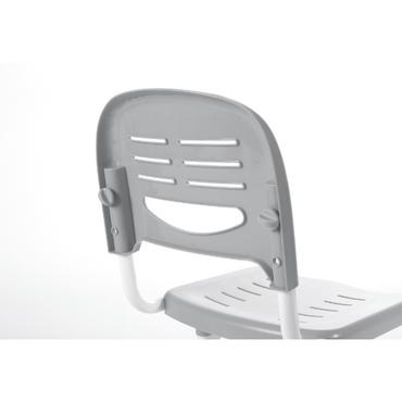 Комплект ученически чин и стол 201 сив