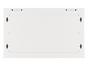 Комуникационен шкаф Lanberg rack cabinet 19' wall-mount 6U/600x600 for self-assembly with metal door grey (flat pack)