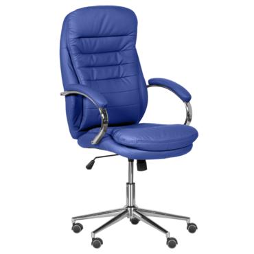 Директорски стол ВЕНЦИСЛАВ - син цвят, меки падове