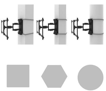 Стойка Neomounts Select Screen Pillar Mount (full motion, VESA 600x400)