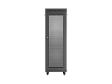 Комуникационен шкаф Lanberg rack cabinet 19' free-standing 37U/600X600 (FLAT PACK) with mesh door LCD black