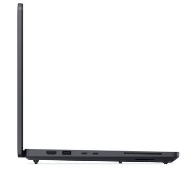 Лаптоп Dell Pro Max 14 MC14250, Intel 7 255H (24MB, 16 cores, up to 5.10 GHz Turbo), 14.0' FHD+(1920x1200) 300nits AG, 16GB: 1x16GB, DDR5, 7500 MT/s, LPCAMM, 512GB, UMA Graphics, FHD+IR Cam, and Mic, Wi-Fi 7, FPR, Backlit Kb, Win11 Pro, Magnetite, 3Y PS