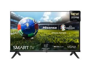 Телевизор Hisense 40' A4N, Full HD 1920x1080, DLED, HDR, HLG, DTS HD, Smart TV, WiFi, WiFi Direct, 2xHDMI, 2xUSB, LAN, CI+, DVB-T2/C/S2, Black