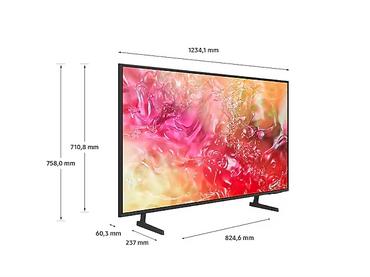 Телевизор Samsung 55' 55DU7172 AI 4K UHD LED TV, SMART, 3xHDMI, 2xUSB, Black