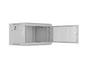 Комуникационен шкаф Lanberg rack cabinet 19' wall-mount 6U/600x450 with perforated door grey (flat pack)