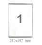 Самозалепващи етикети 210x297 1 бр.