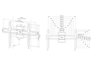 Стойка Neomounts Select Screen Pillar Mount (fixed, VESA 600x400)