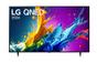Телевизор LG 65QNED80T3A, 65' 4K QNED HDR Smart TV, 3840x2160, DVB-T2/C/S2, Alpha 5 AI 4K Gen7, HDR 10 PRO, webOS 24 ThinQ, 4K Upscaling, WiFi 5, Voice Controll, Bluetooth 5.1, AirPlay 2, LAN, CI, HDMI, SPDIF, 2 pole Stand , Silver