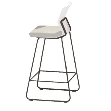 Бар стол АДВИРА ZPL-снимка отстрани, черна основа