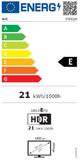 Монитор AOC 27E3QAF, 27' IPS WLED, 1920x1080@75Hz, 4ms GtG, 300cd m/2, 1000:1, 20M:1 DCR, Adaptive Sync, FlickerFree, Low Blue Light, 2Wx2, Tilt, Height Adjust, Pivot, Swivel, D-SUB, HDMI, DP