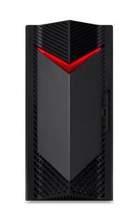 Настолен компютър Acer Nitro N50-656, Intel Core i7-14700F (up to 5.40 GHz, 33MB), 32GB DDR5 5600MHz (2*16GB), 1TB SSD 1*M.2 free, GeForce RTX 5060 8GB GDDR7, No DVD, 3* USB 3.2, Type-C, 4*USB.2.0, Mic.&Audio jacks, RG-45, GLAN, Wi-Fi AX&BT 5.0, 500W, No 