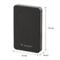 Външна батерия Verbatim Charge 'n' Go Essentials Power Bank Magnetic Wireless 10000mAh Black