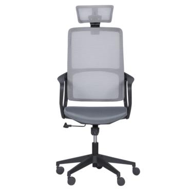 Директорски стол ВАРДЕНА- снимка отпред,, Регулируем подглавник