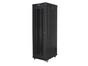 Комуникационен шкаф Lanberg rack cabinet 19' free-standing 42U/600x1000 (flat pack) with mesh door lcd black v2
