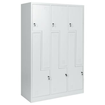 Метален гардероб BTL КK с 6 отделения -180х120х50 см