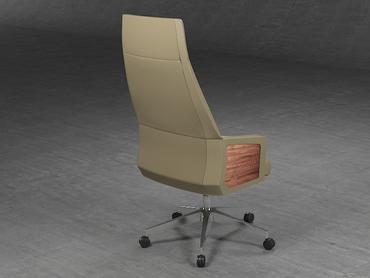 Директорски стол КАЙМАКЧАЛАН LND 01-сниман отстрани