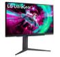 Монитор LG 27GR93U-B, 27', UltraGear IPS 1ms, AG, UHD 4K (3840x2160), 144Hz, HDR 400, 1000:1, 400cd/m2, DCI-P3 95%, USB3.0 (1up/2down), VRR, AMD Free-sync, NVIDIA G-Sync, HDMI, DisplayPort, Height Adjustable, Pivot, Tilt, Headphone Out, Black