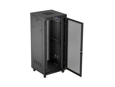 Комуникационен шкаф Lanberg rack cabinet 19' free-standing 37U/600X800 (FLAT PACK) with mesh door LCD black