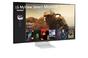 Монитор LG 43SQ700S-W, 42.5' IPS Smart webOS, ThinQ, 5ms, 1200:1, 300cd/m, 4K UHD (3840x2160) AG, HDR 10, DCI-P3 80%, HDMI, USB, USB Type-C, PD 65W, Wi-Fi B/in, AirPlay 2, Virtual surround, Speacers 10W x 2, LAN, Bluetooth Tilt, Black