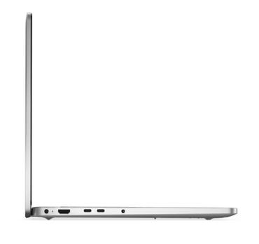 Лаптоп Dell Pro 16 PC16250, Intel Ultra 7 255U (12 TOPS NPU, 12 cores, up to 5.2 GHz), 16' FHD+(1920x1200) 300nits AG, 32 GB: 1x32 GB, DDR5, 5600 MT/s, 1 TB SSD, Intel Graphics, FHD HDR IR Cam and Mic, Wi-Fi 6E, FPR, Backlit Kb, Win11 Pro, Platinum silver