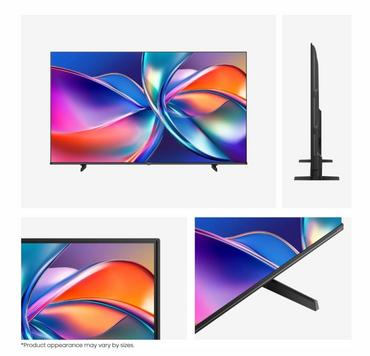 Телевизор Hisense 43' E7Q, 4K Ultra HD 3840x2160, QLED, Quantum Dot, HDR 10+, HLG, Dolby Vision, Light Sensor, Smart TV, WiFi 5GHz, WiFi Direct, BT, Anyview Cast, 3xHDMI, 2xUSB, LAN, CI+, DVB-T2/C/S2, Black